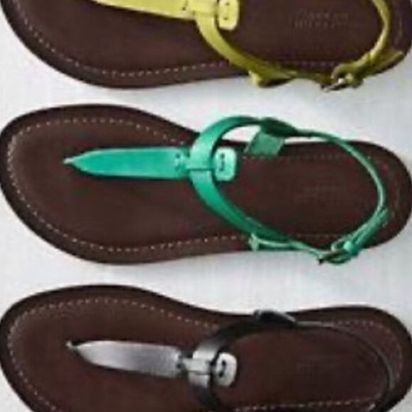 Garnet Hill Shoes - Garnet Hill Llaria Leather Sandals